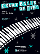 Great Balls of Fire-Easy Piano piano sheet music cover